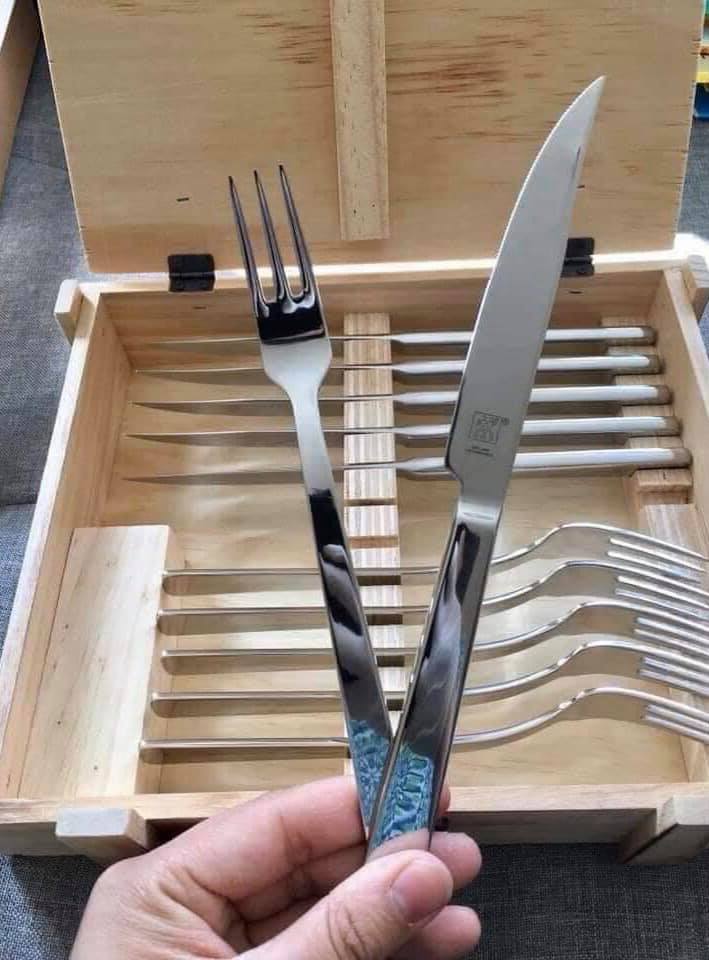 Bộ 6 Dao 6 Dĩa Ăn Bít Tết WMF