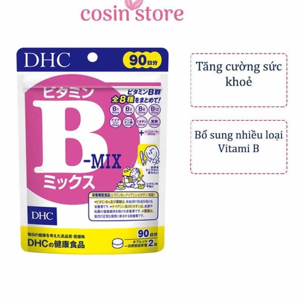 Viên uống DHC Vitamin B mix 90 ngày dùng 180 viên dùng của Nhật Bản - bổ sung Vitamin nhóm B - Cosin Store