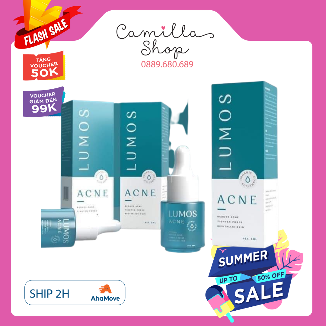 Serum LUMOS ACNE ngừa mụn của MỸ