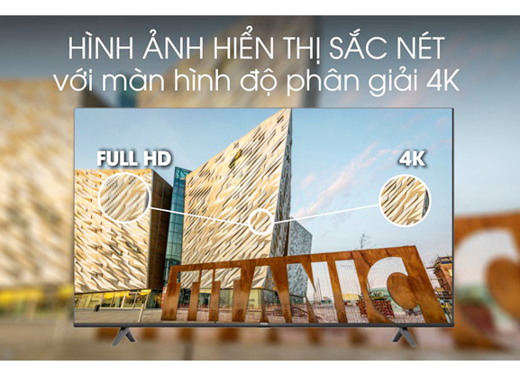 [Trả góp 0%]Smart Tivi TCL 4K 43P618 43 inch UHD (Giá áp dụng giao nội thành HN& HCM, các tỉnh liên hệ shop)