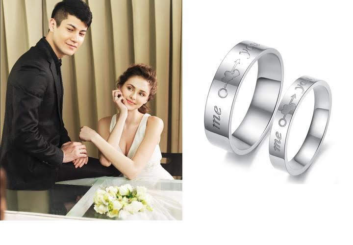 Nhẫn cặp ME YOU inox 100% cao cấp NC117