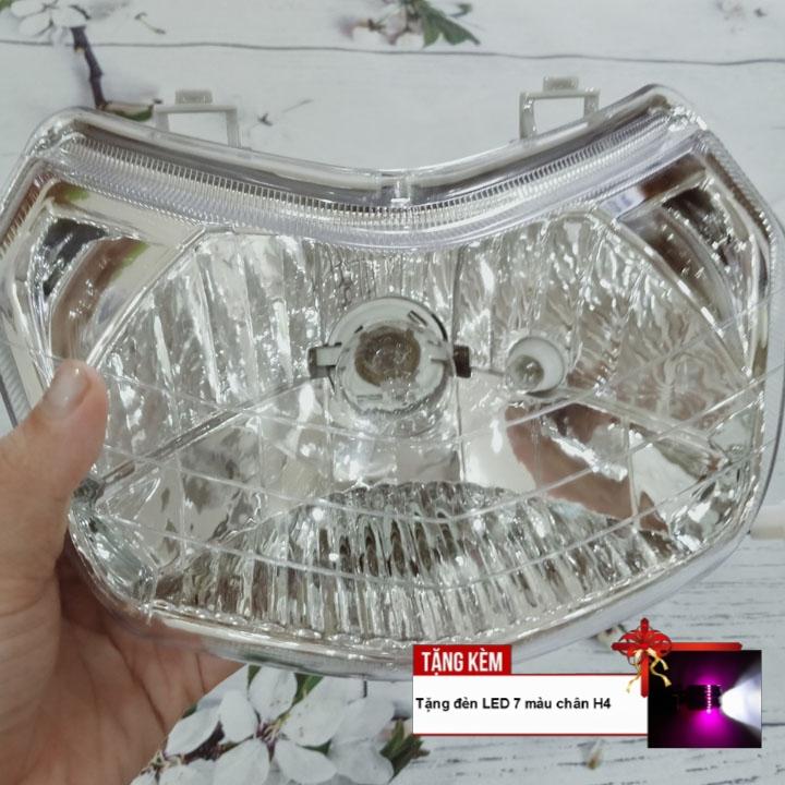 [QUÀ SIÊU CHẤT - TẶNG ĐÈN LED 7 MÀU CHÂN H4 CỰC SÁNG] Đầu đèn pha xe SCR full bộ