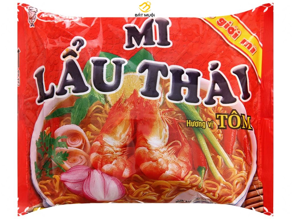 Mì lẩu thái tôm 80g - thùng 30 gói - tạp hóa bát muội