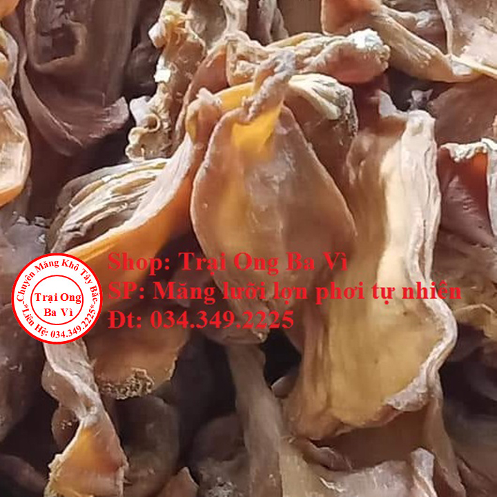Măng lưỡi lợn phơi khô loại 1 500 gam