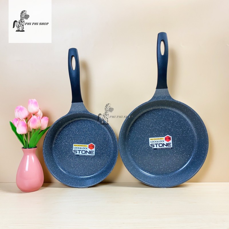 [HCM]Chảo chống dính Lock&Lock dòng Stone 7 lớp các size