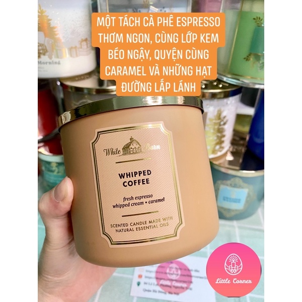 Nến thơm 3 bấc BATH AND BODY WORKS 411g - WHITE BARN
