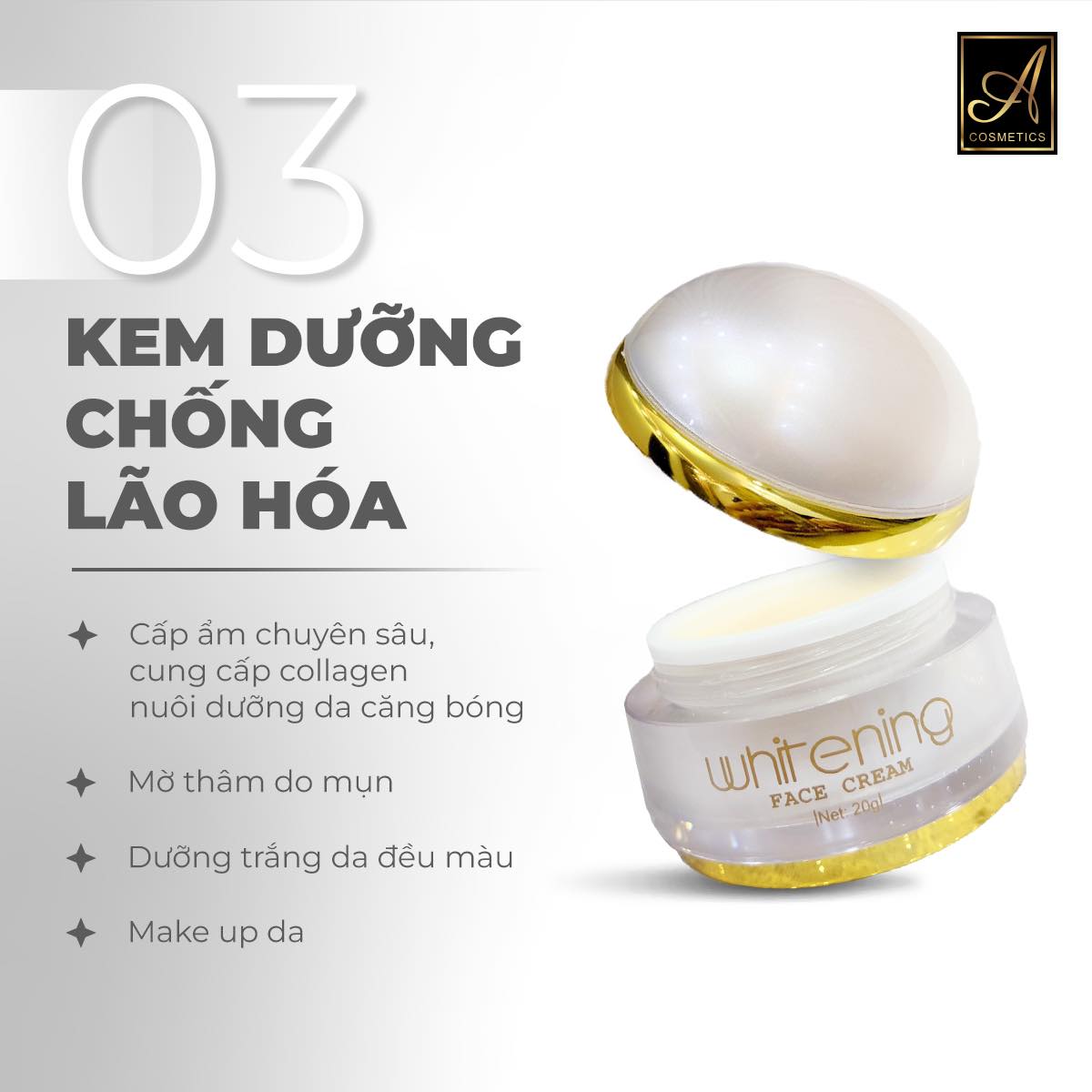 COMBO DƯỠNG KEM FACE PHÁP 2022 + SERUM SPOT ESENCE A COSMETICS CHÍNH HÃNG