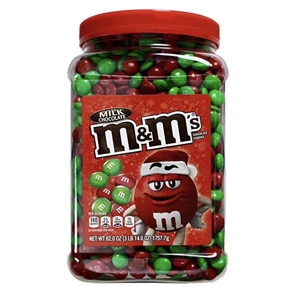 [Hủ 1.75KG] Kẹo Socola M&M Mỹ - Date T2/2024
