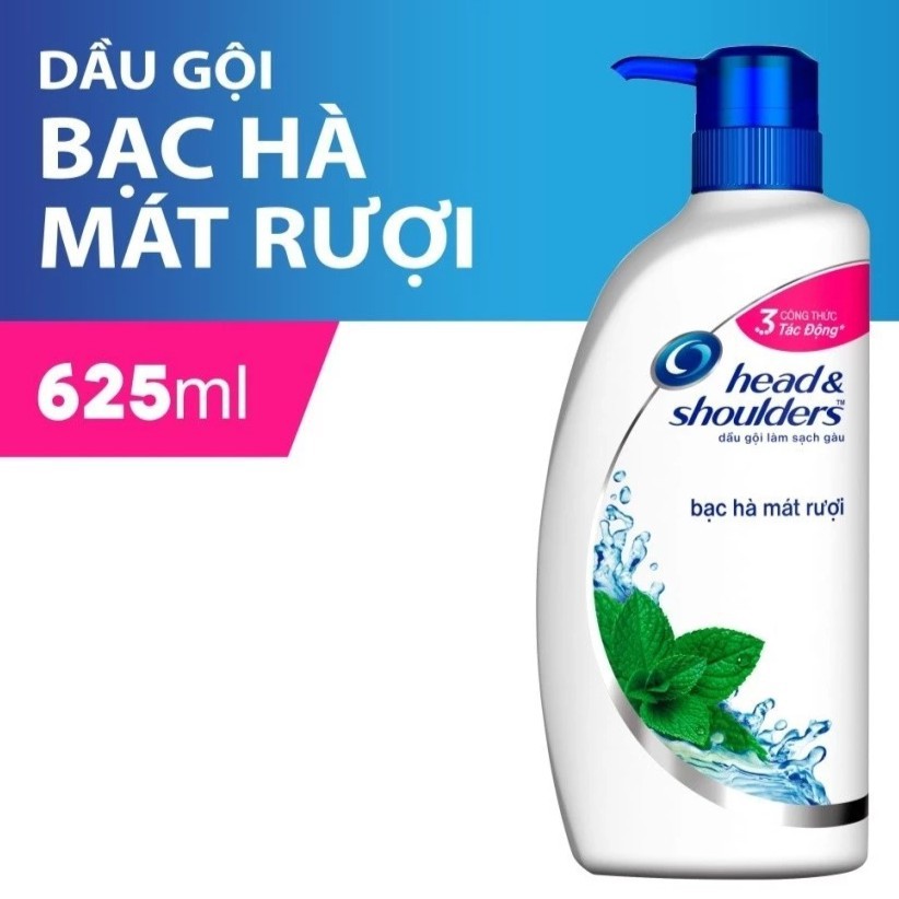 Head&Shoulder bạc hà chai 655g (625ml)