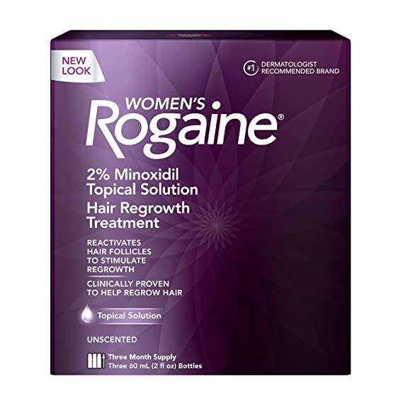 Set 3 chai Kem mọc tóc nữ Rogaine 2% Minoxidil Topical Solution 180ml