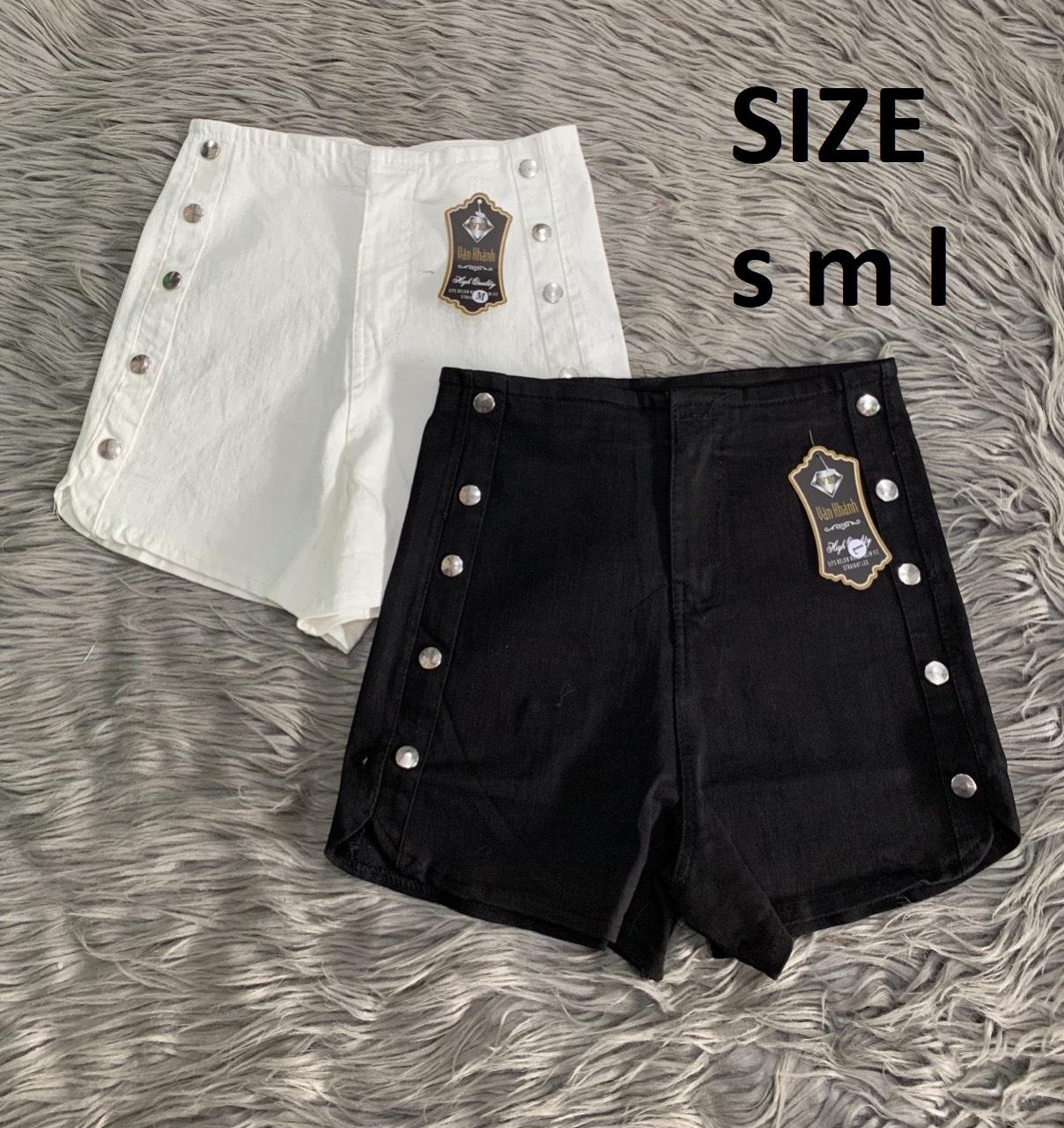Quần short kaki phối nút 2 bên cực cá tính sang chảnh