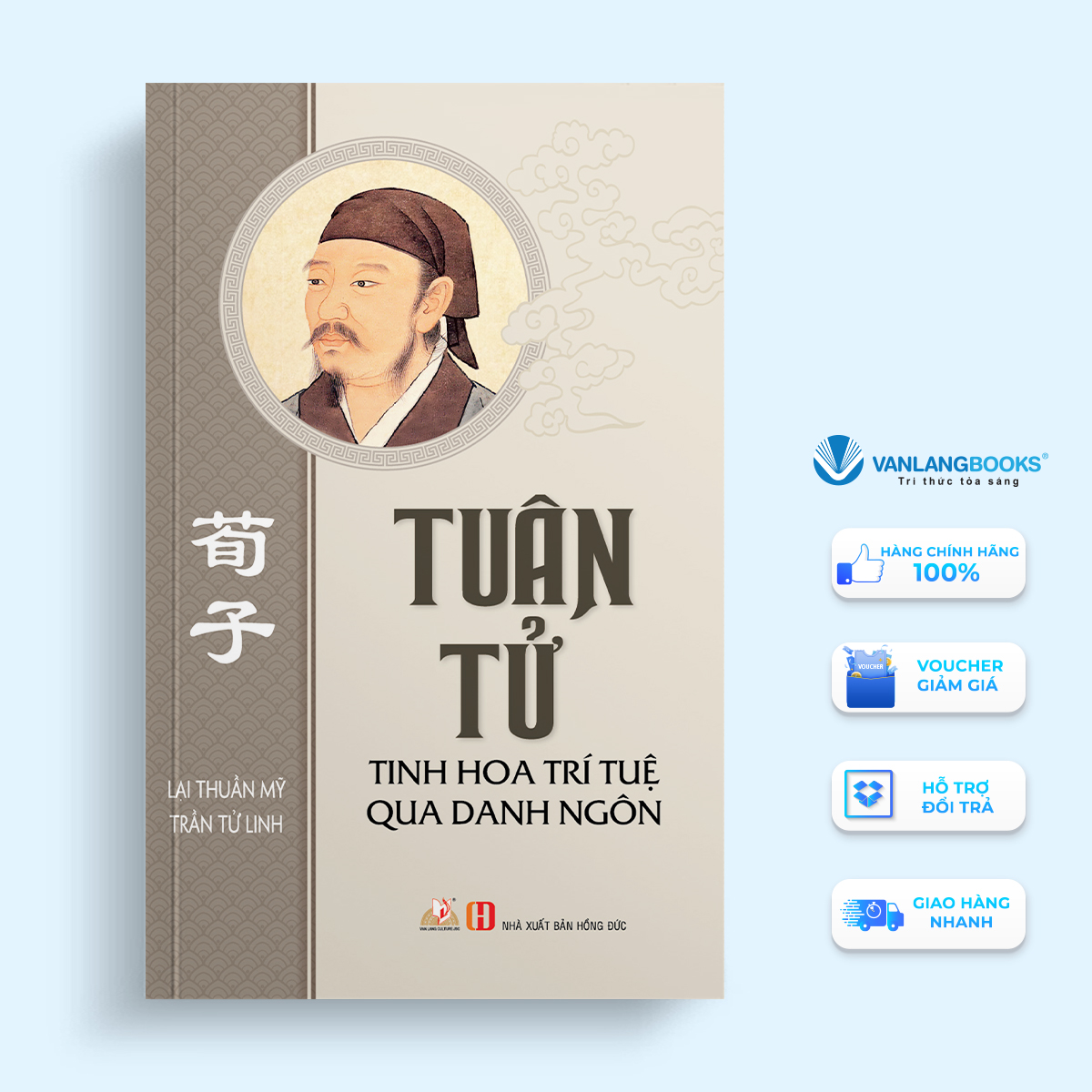 Sách Tuân Tử - Tinh Hoa Trí Tuệ Qua Danh Ngôn-Vanlangbooks