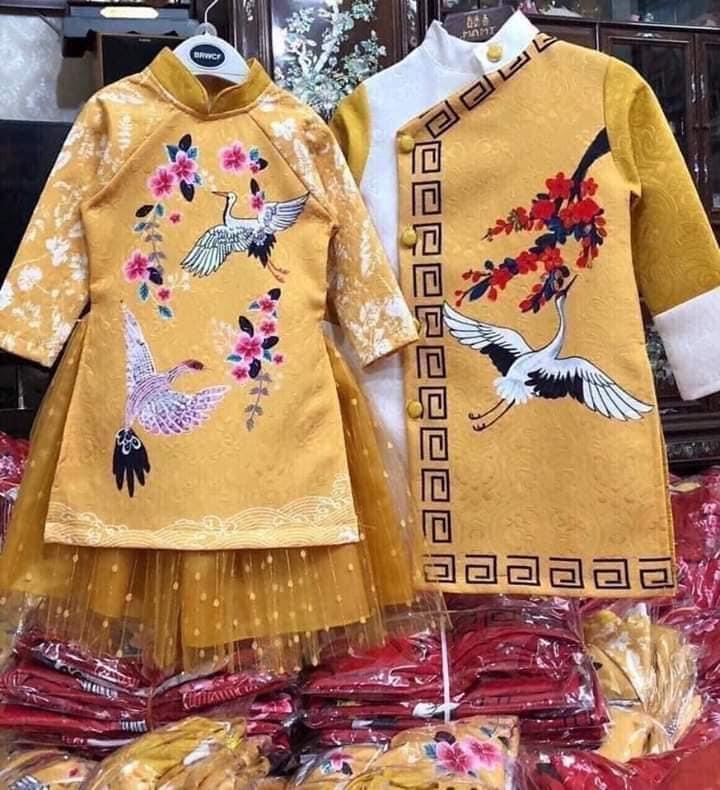 [HCM]Áo dài cách tân cho bé gái diện tết