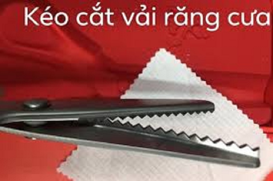 [HCM]Kéo răng cưa cắt vải