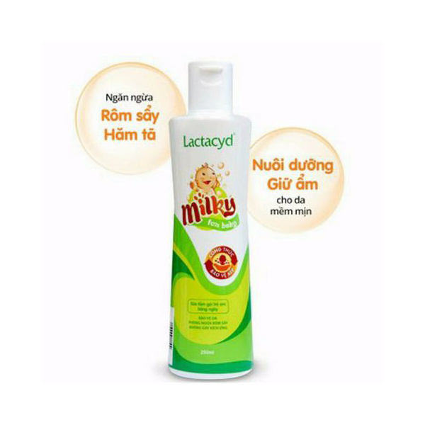 sữa tắm gội trẻ em lactacyd milky