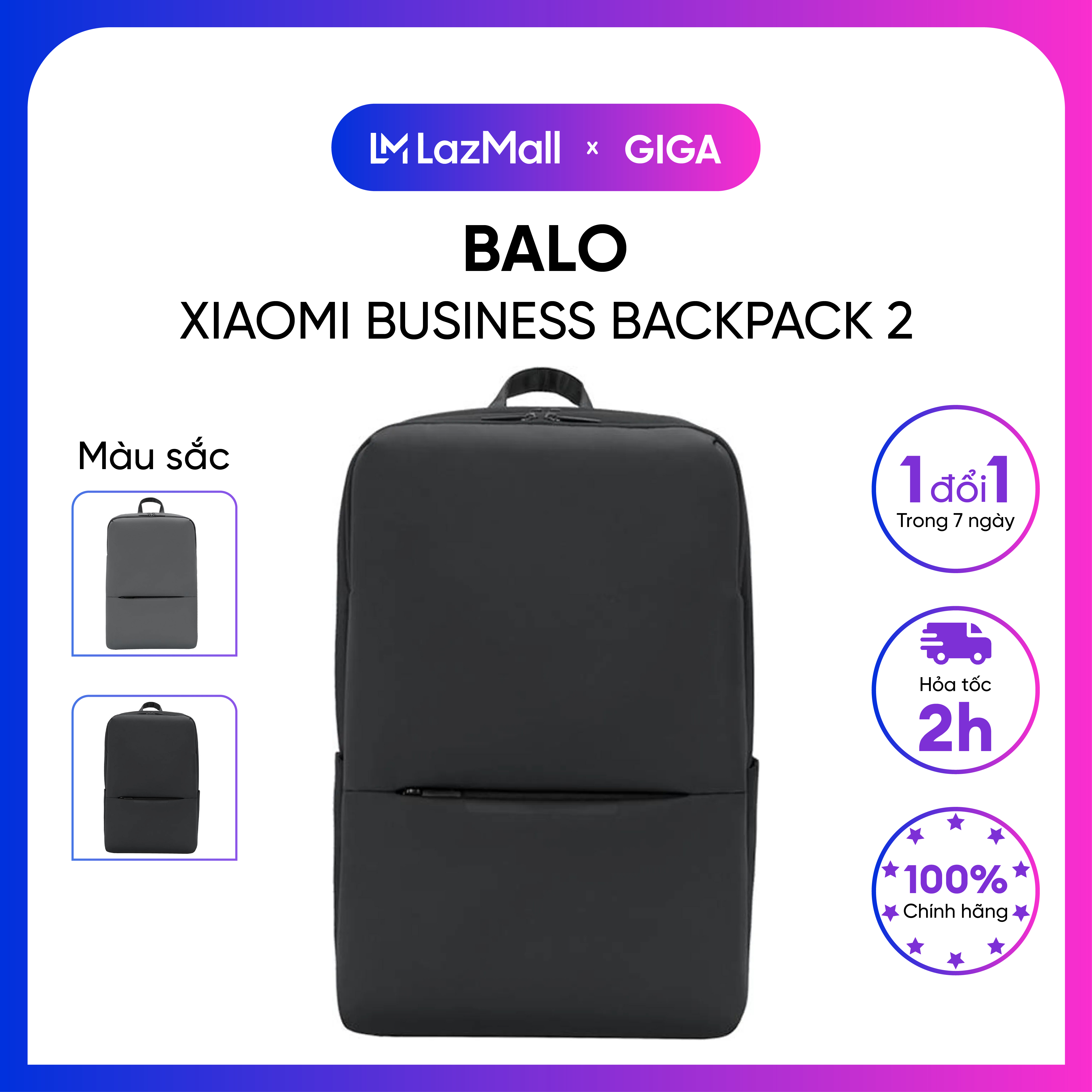 [ Hỏa tốc HN - HCM ]  Balo Xiaomi Business Backpack 2