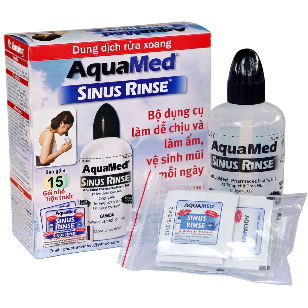 Bình rửa mũi AquaMed Sinus Rinse