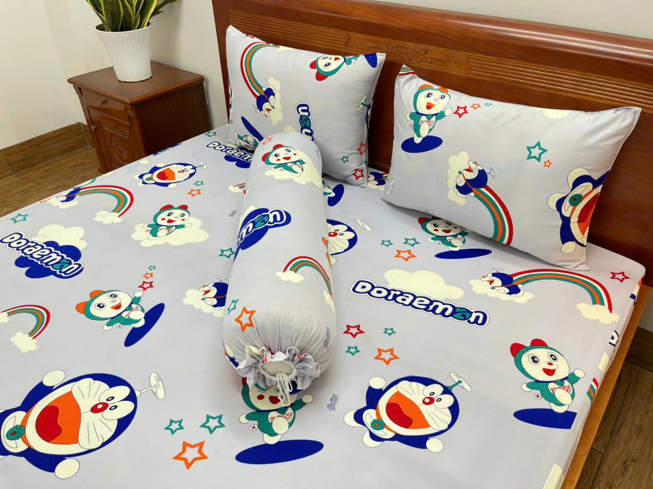 Ga giường thun hàn quốc không áo gối 1m6x2m