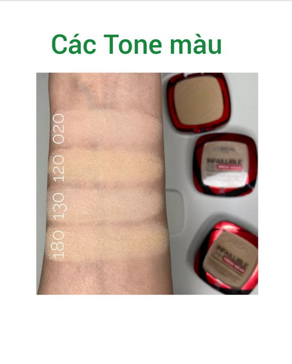 Phấn Phủ Loreal infallible 24h fresh wear powder