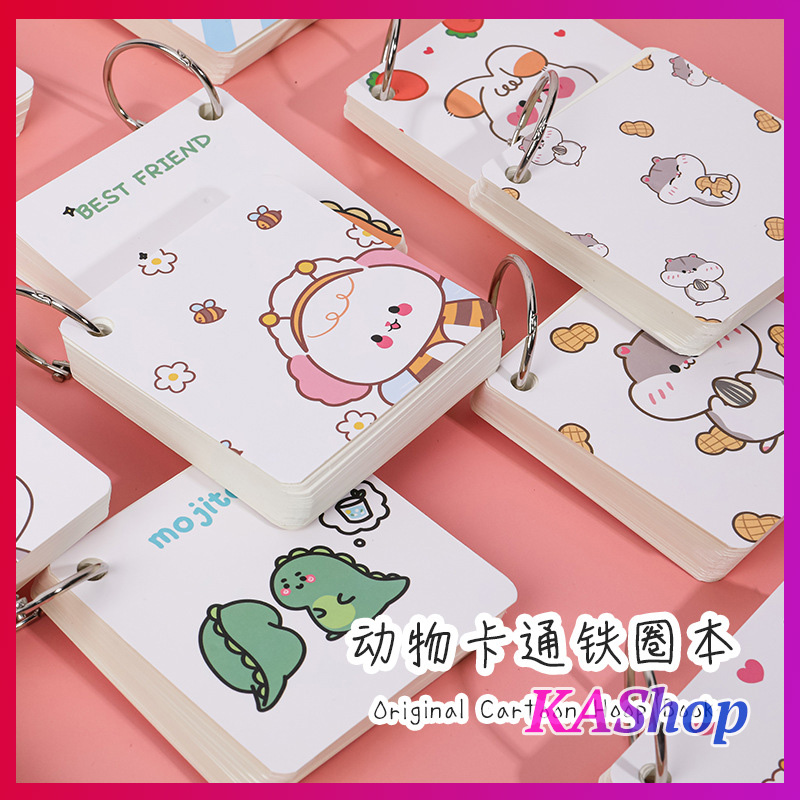 [HCM]Sổ tay treo chìa khóa Mèo con tinh nghịch CUTE - Khóa có thể tháo rời - KAShop