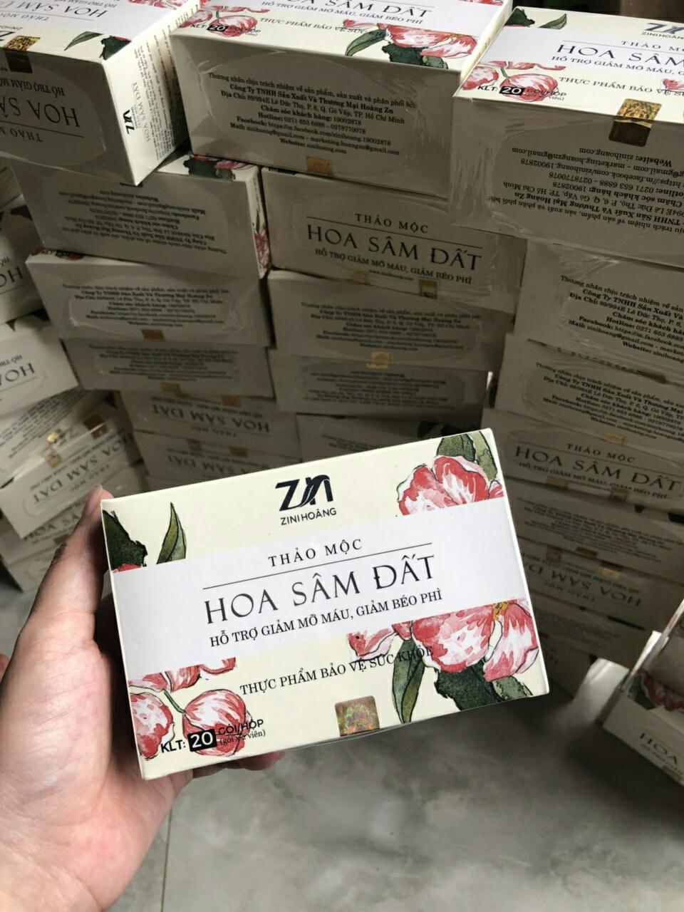 Trà giảm cân Hoa Sâm Đất Zn