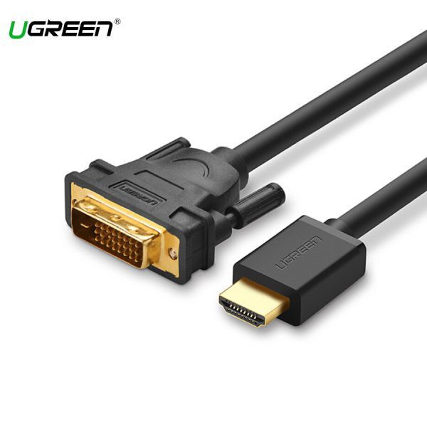Cáp chuyển hdmi sang dvi dài 2m ugreen 10135 - hdmi to dvi