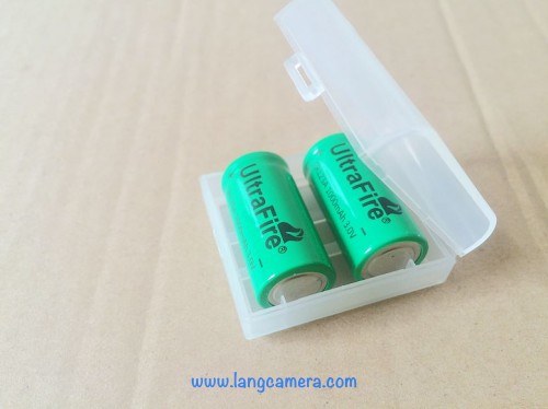 Pin Sạc CR123A dành cho máy ảnh phim (Loại Sạc Được)