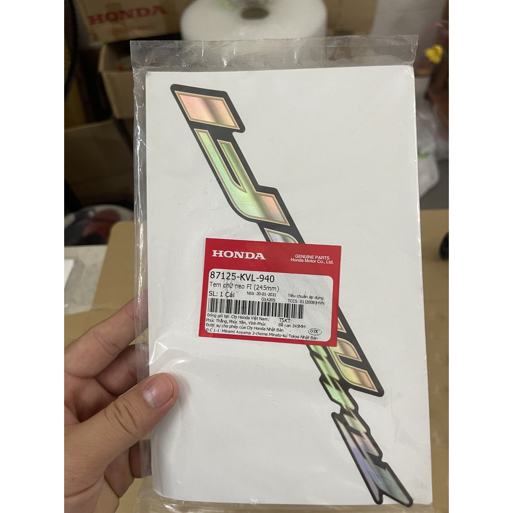Tem chữ future fi xe future neo fi hàng chính hãng 87125kvl940 87128kvlv940