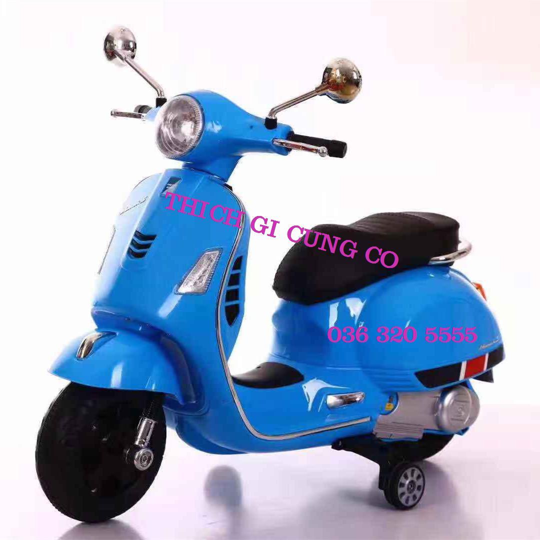 XE MÁY ĐIỆN TRẺ EM VESPA BÌNH 12V CỰC KHỎE