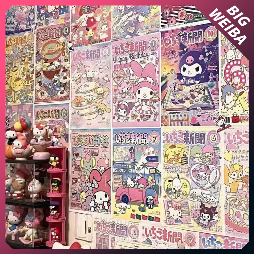 Kawaii Room Decor Posters Hello Kitty  Hello Kitty Posters Wall Decor -  20/23pcs - Aliexpress