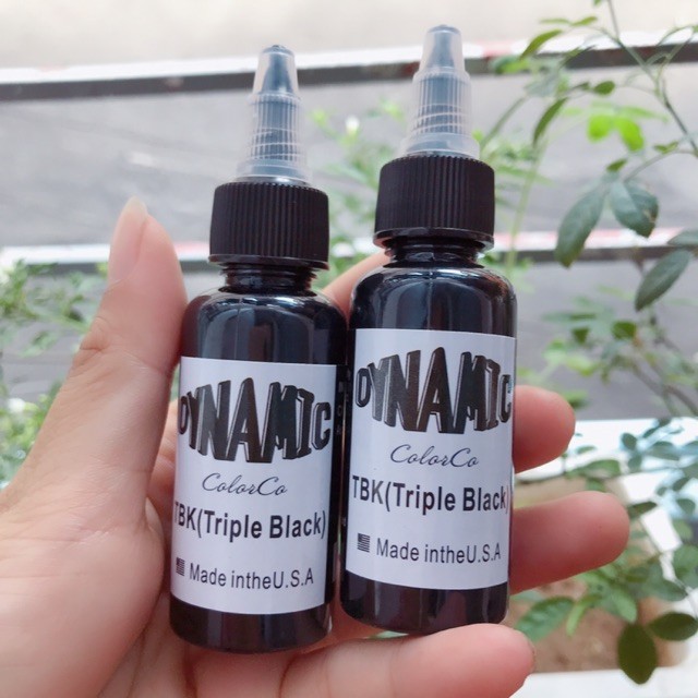 Mực Xăm đen Dynamic TBK 30ml / 1oz chai chiết