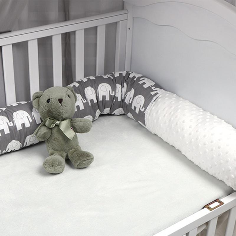 Snake Safe Anti Collision Crib Bumper Cot Pillow Baby Bed