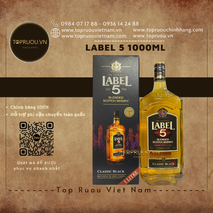 LABEL 5 1000ML - CHÍNH HÃNG 100% (MẠNH)