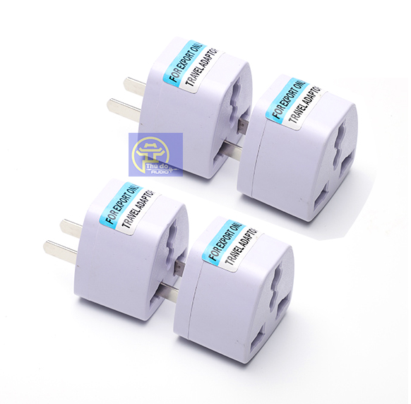 Phích cắm chuyển đổi ổ 3 chấu sang 2 chấu.