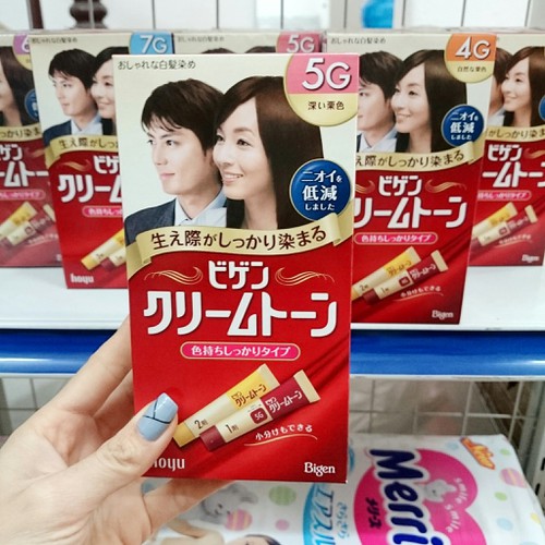 Thuốc nhuộm tóc 5G( phủ bạc) - Hàng Nhật nội địa