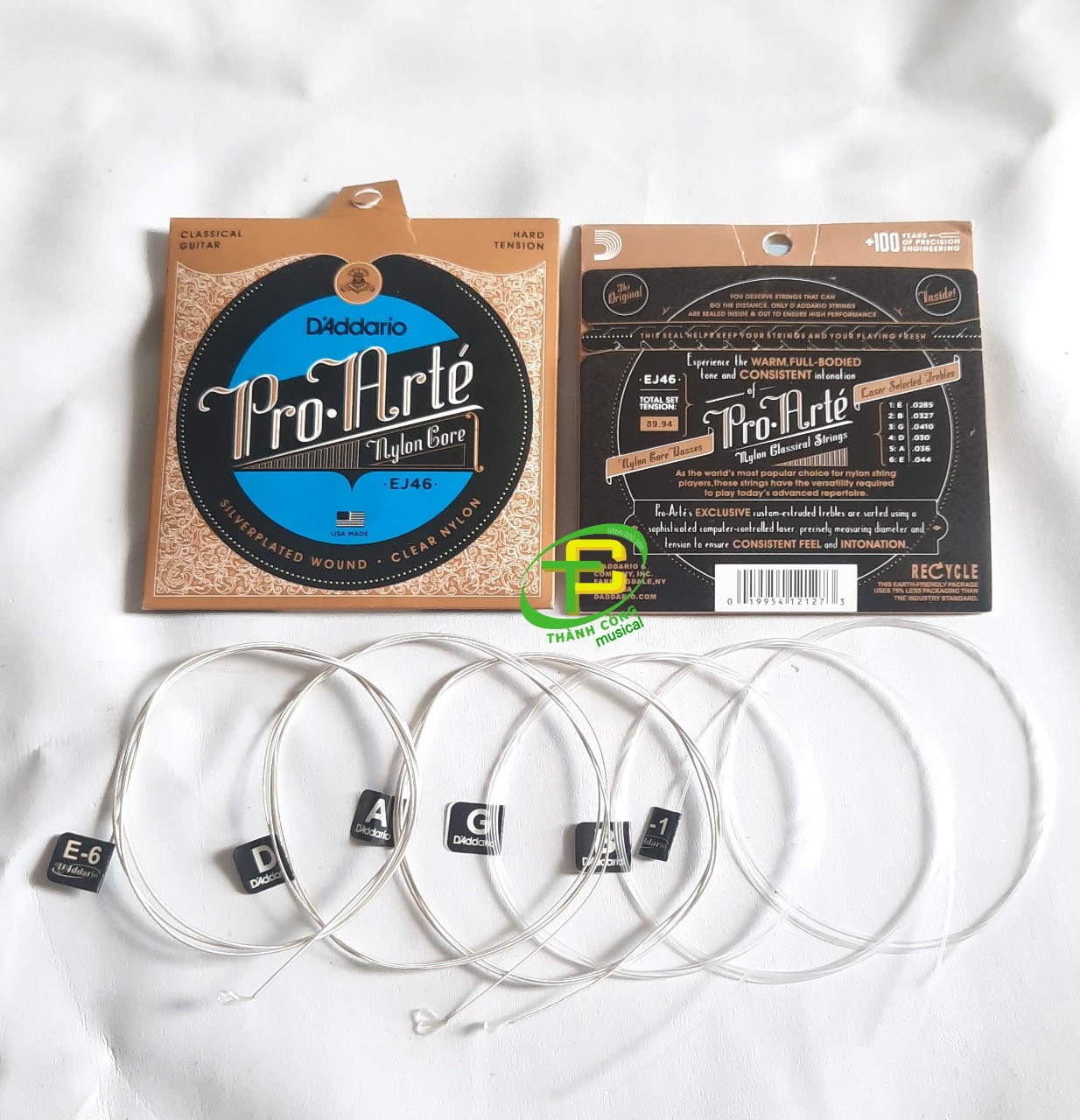 Dây đàn guitar nylon D'addario EJ46, dây đàn classic D'Addario EJ46