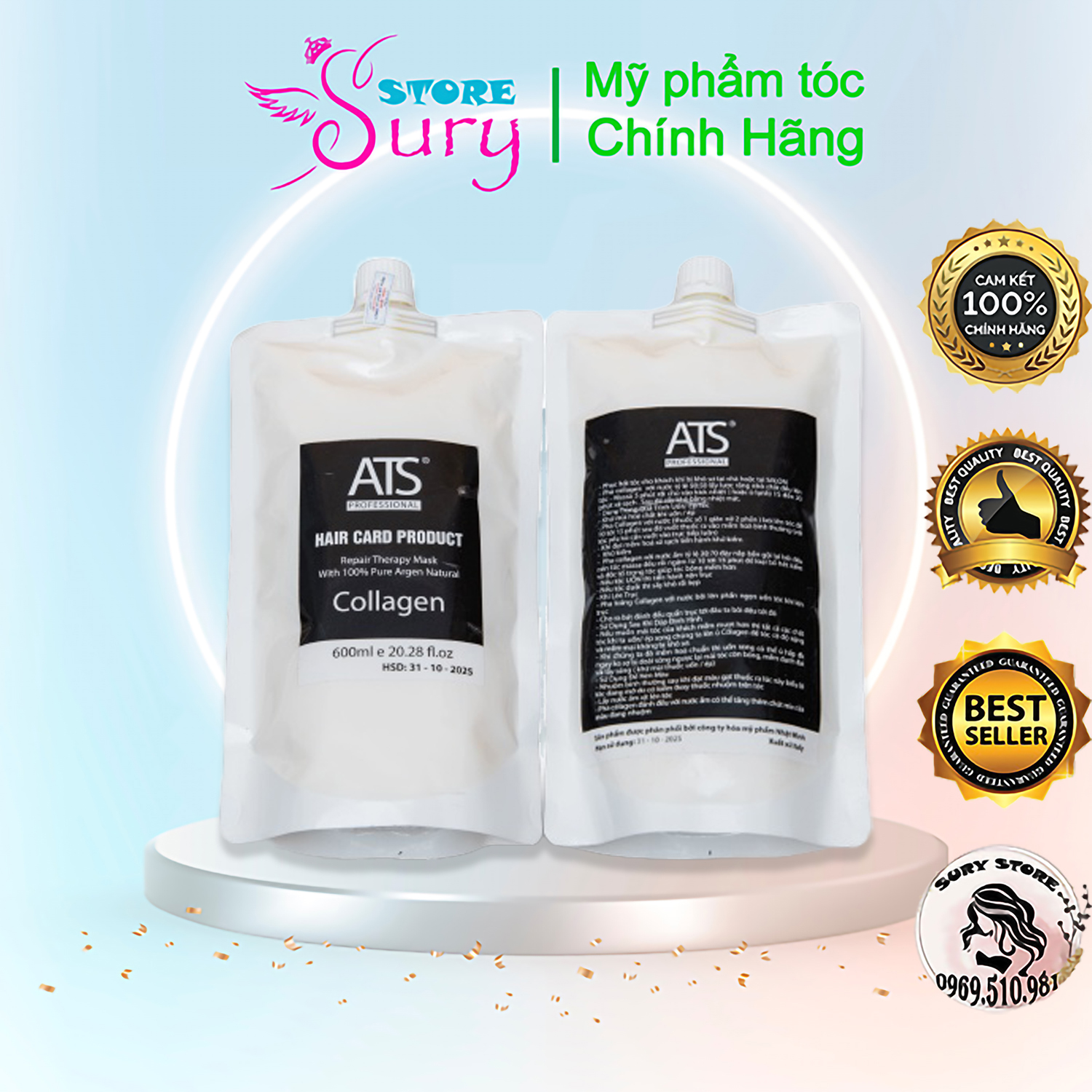 [ FreeShip Max ]  Hấp Siêu Phục Hồi ATS Chính Hãng Sury_store