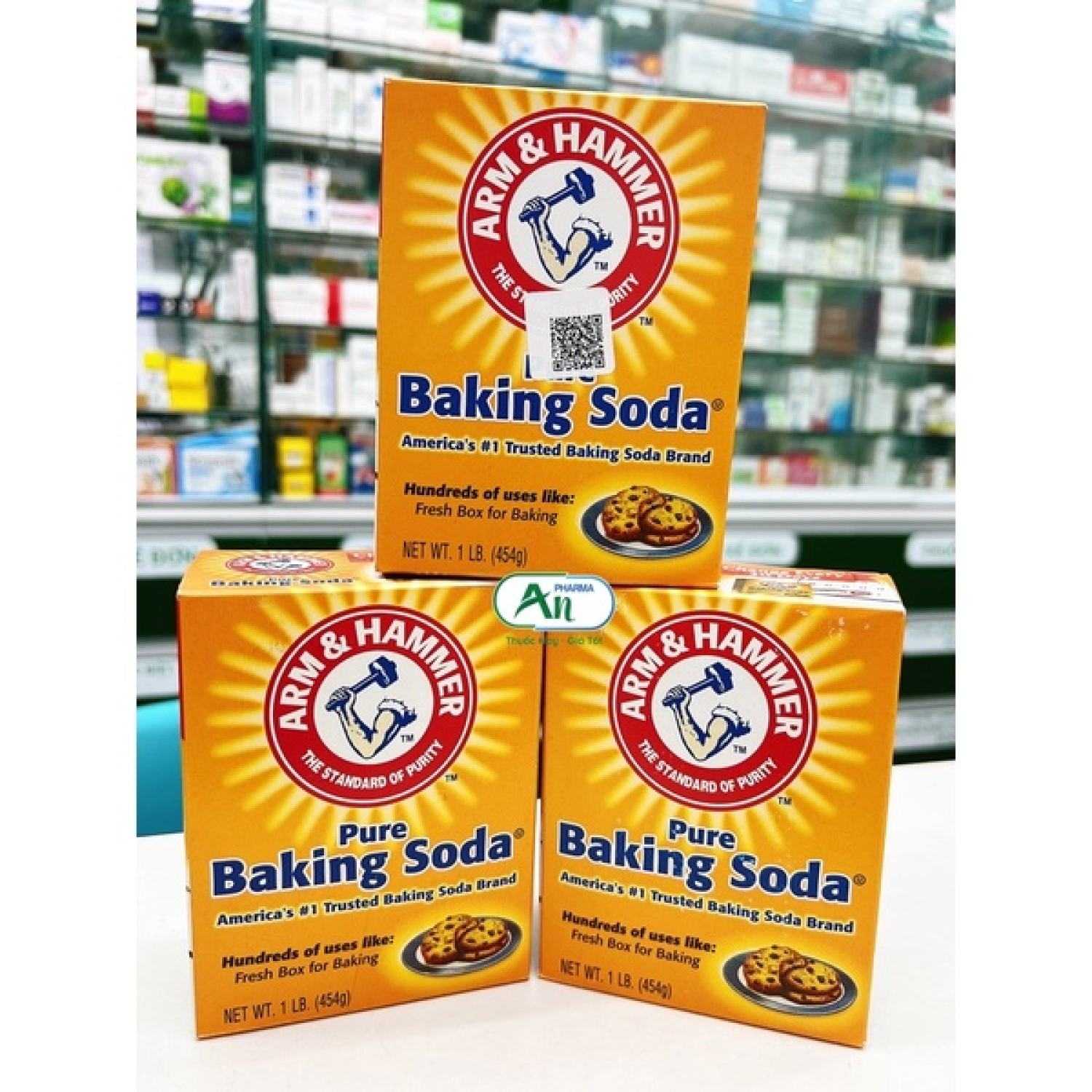 [Chính Hãng] Bột đa dụng Baking Soda muối nở ARM 454g