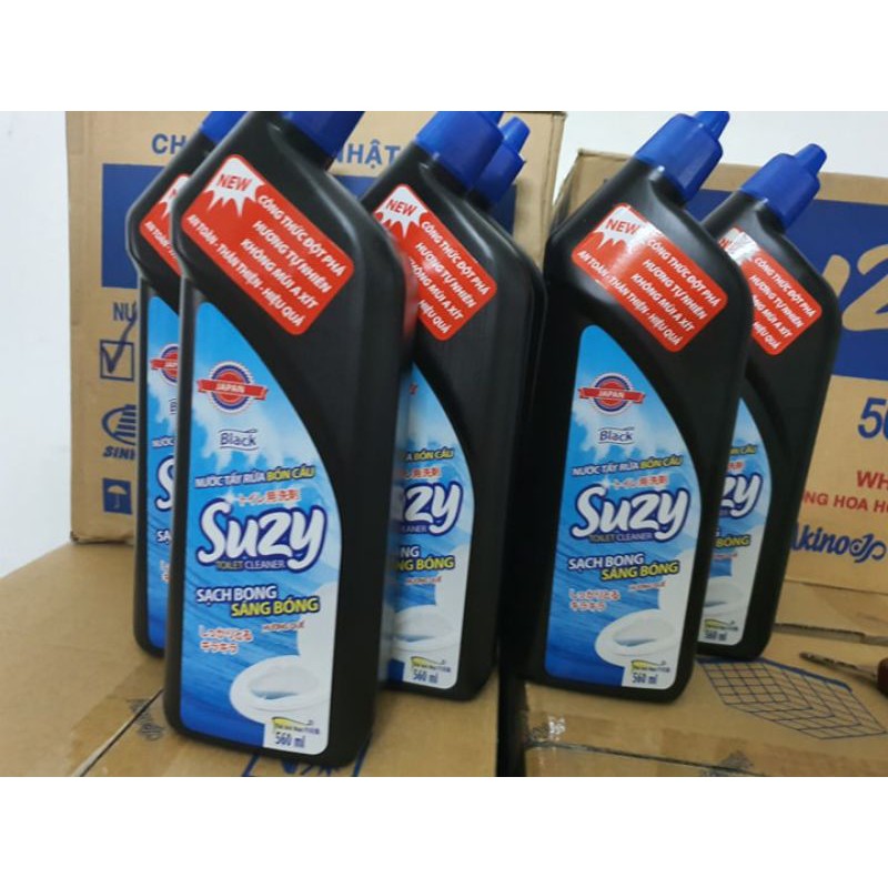 [CHÍNH HÃNG ] Nước tẩy rửa bồn cầu, nhà tắm Cao Cấp Suzy Nhật Bản 560ml - thành phần Hữu Cơ, không mùi axit