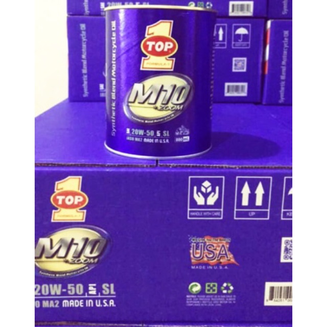 Nhớt xe số cao cấp Top 1 M10 SAE 20W50 0.8L (Sản phẩm mới nhậpUSA)