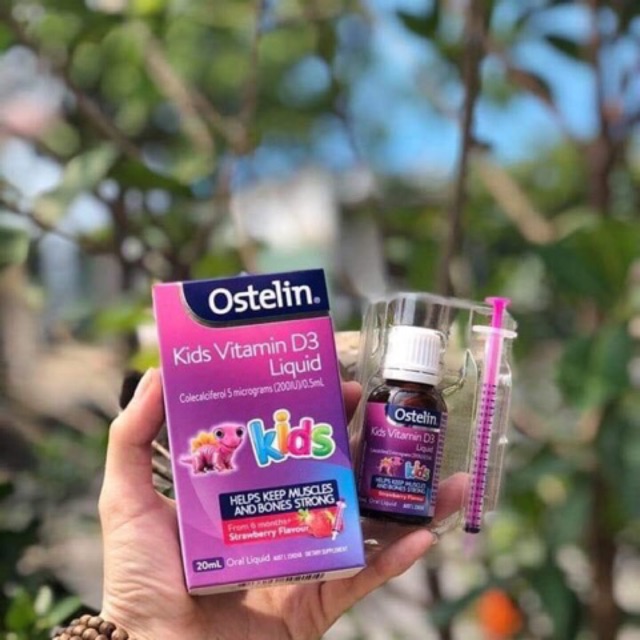 Vitamin D3 Liquid 20ml ( cho trẻ từ 6m trở lên)