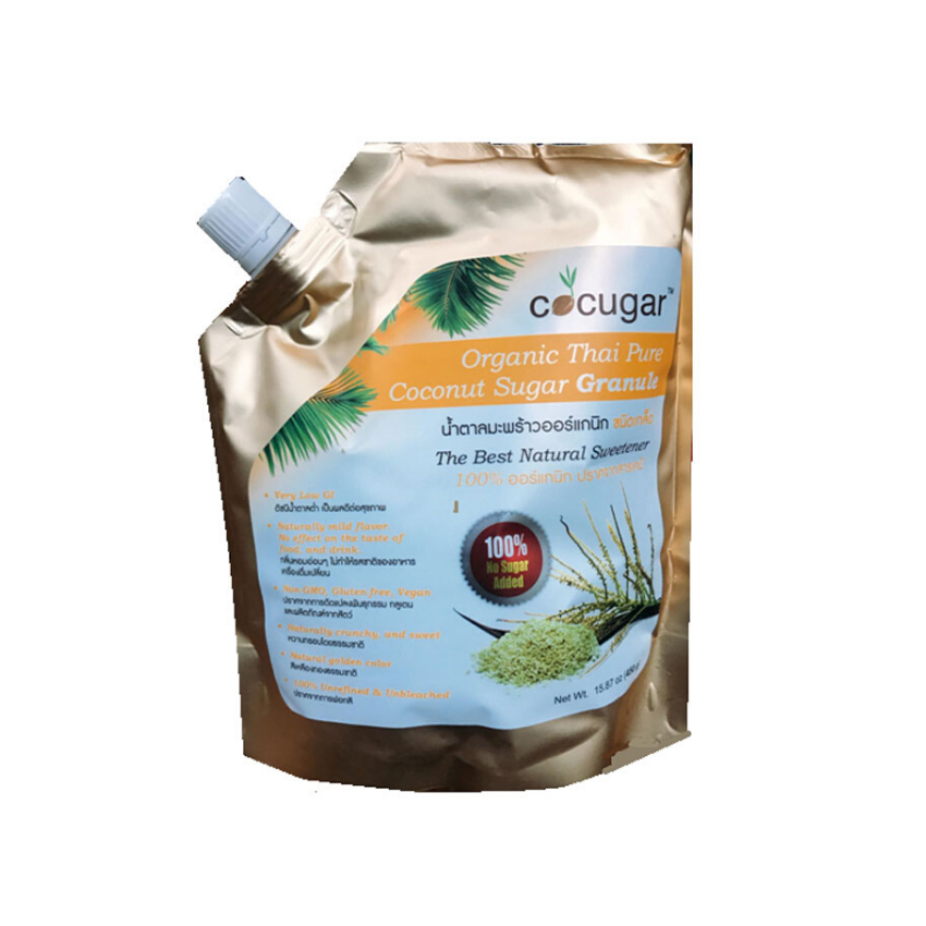 Đường dừa hạt Thái Lan hữu cơ Cocugar (450g)