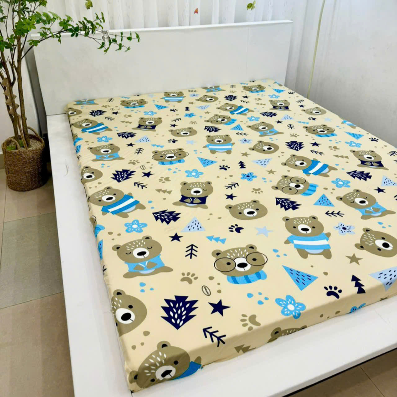 Drap lẻ, Ga giường lẻ thun lạnh Hàn Quốc cao cấp ( Không áo gối )
