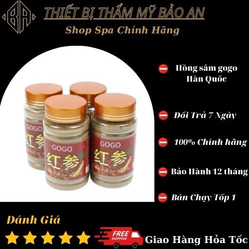Cấy hồng sâm gogo hàn quốc cao cấp