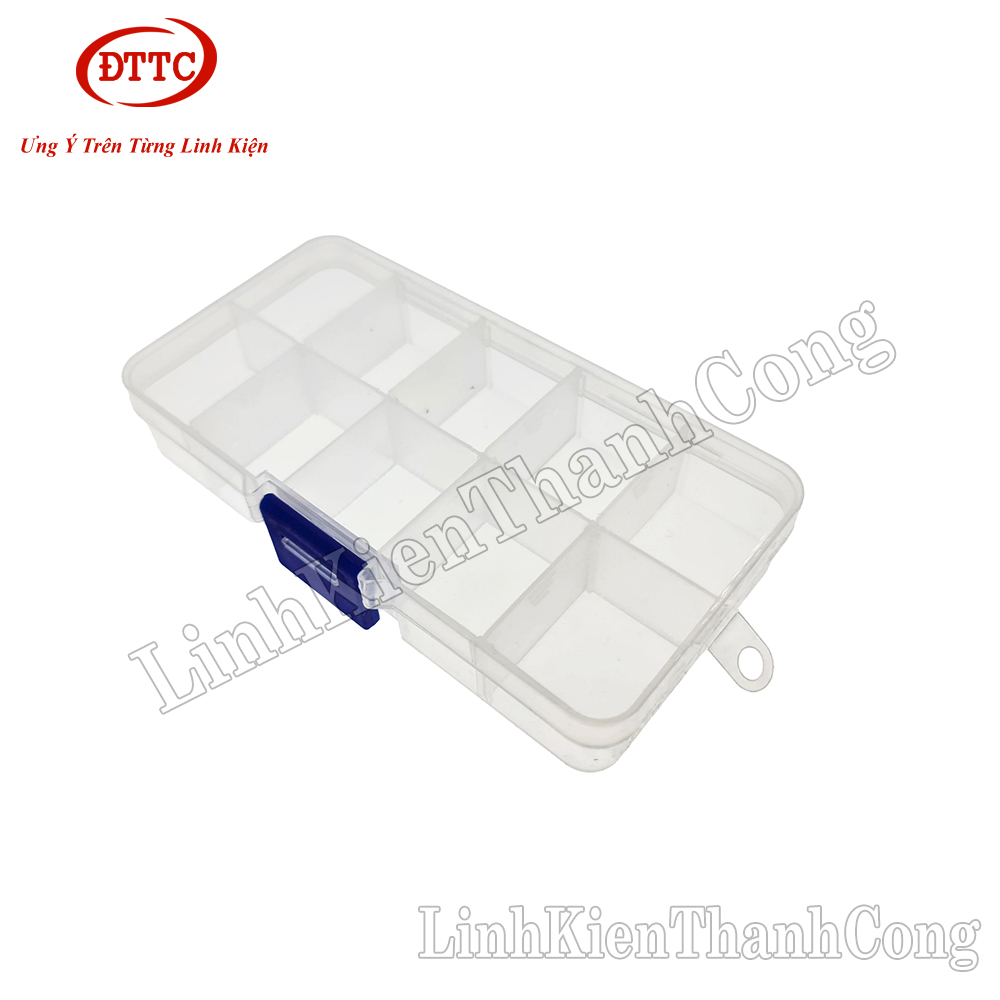Hộp Đựng Linh Kiện 10 Ngăn (129x66x22mm)