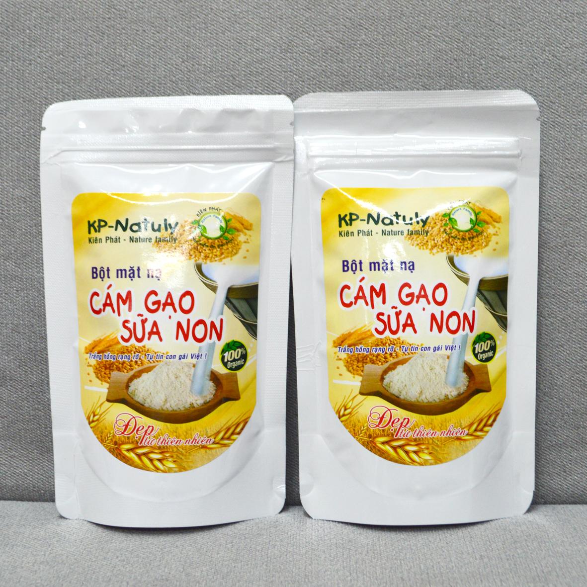Bột mặt nạ cám gạo sữa non
