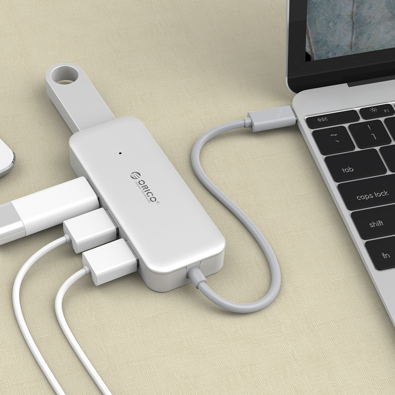 [HCM]Bộ chia USB Type C ra 4 cổng USB 3.0 TC4U-U3-SV