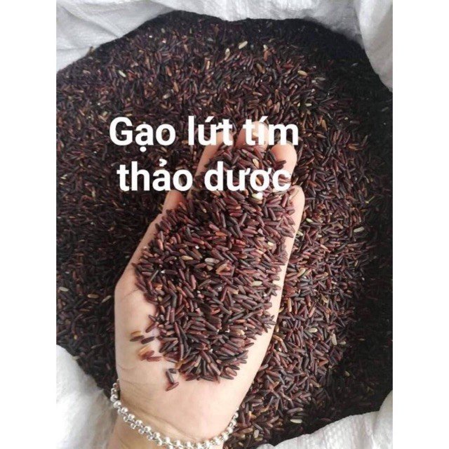 Gạo lứt tím thảo dược 1kg coldcool mart