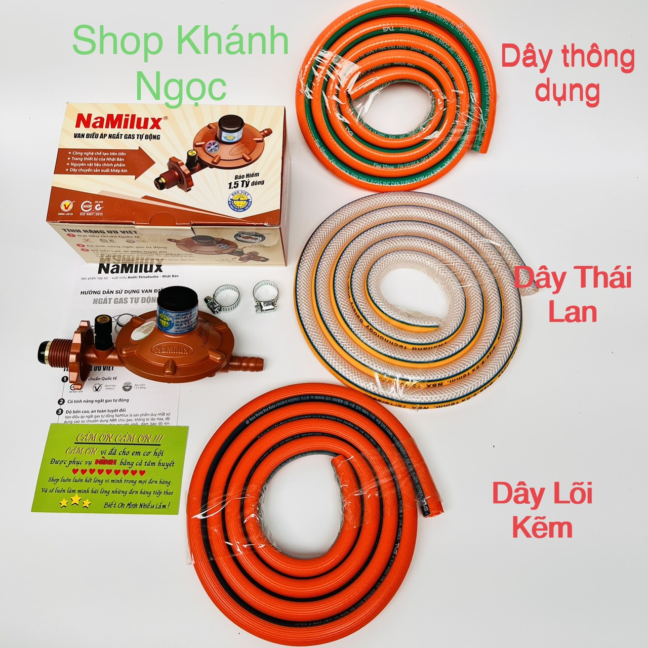 Bring-on automatic gas valve + gas thread insert-automatic gas shutdown, installation for all gas tanks, except red, blue