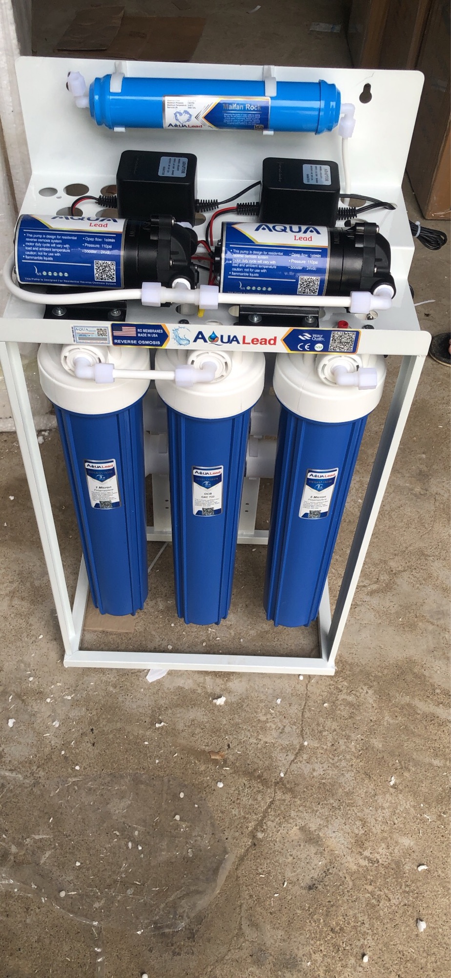 [Trả góp 0%]Máy lọc nước ro Aqua lead 100l/h